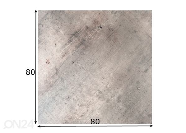 Столешница Werzalit 80x80 cm размеры