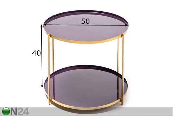 Столик Ø 50 см размеры