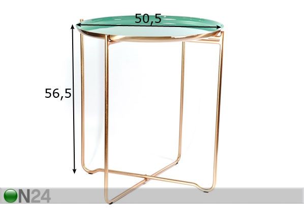 Столик Ø 50,5 см размеры