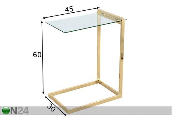 Столик 30x45 см размеры