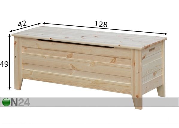 Сундук 128 cm размеры