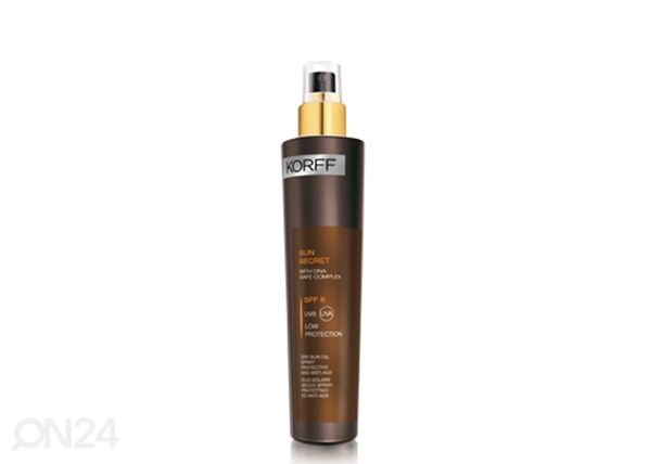 Сухое масло для загара Korff Sun Secret SPF 6
