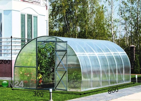 Теплица 3X8 м размеры