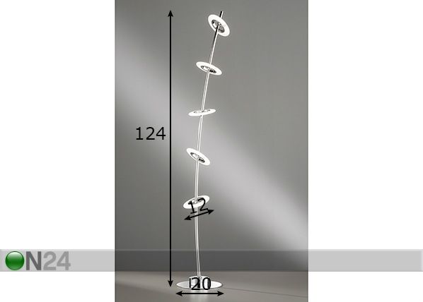 Торшер Bambus LED размеры