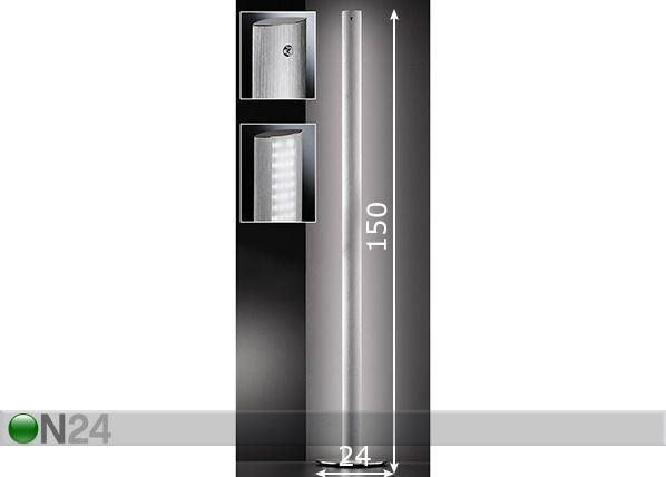 Торшер Beat LED размеры