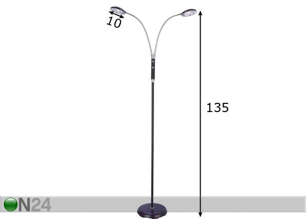 Торшер Chicago LED 2 размеры
