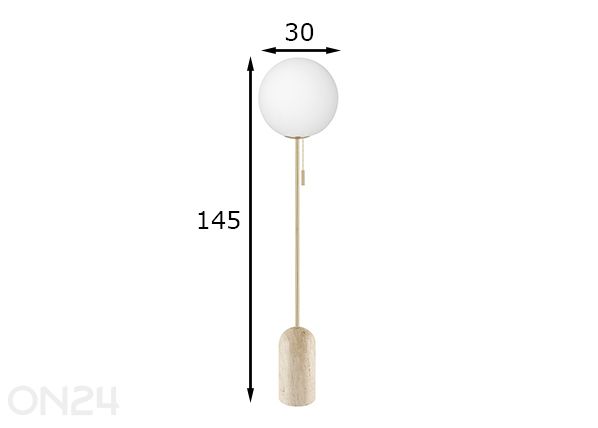 Торшер Torrano размеры