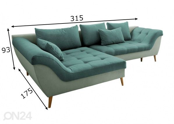 Угловой диван-кровать размеры