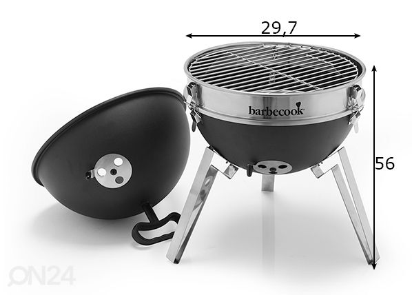 Угольный гриль Barbecook Billy размеры