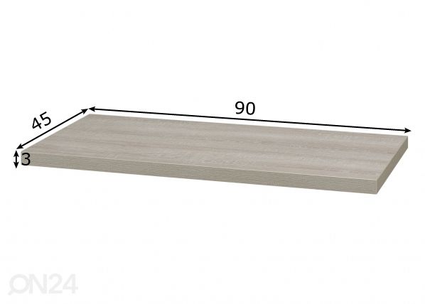 Удлиняющая панель для стола Sandro размеры