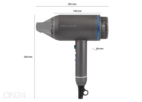 Фен Proficare размеры