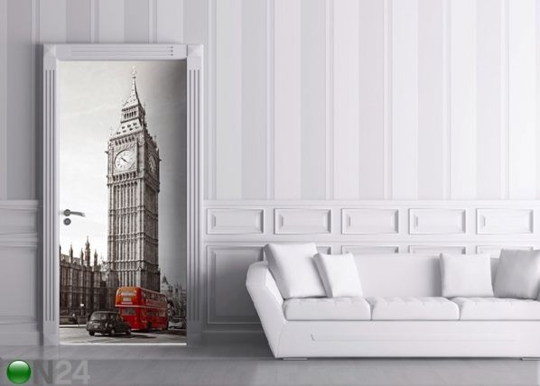 Флизелиновые фотообои Big Ben and Double Decker 90x202 cм