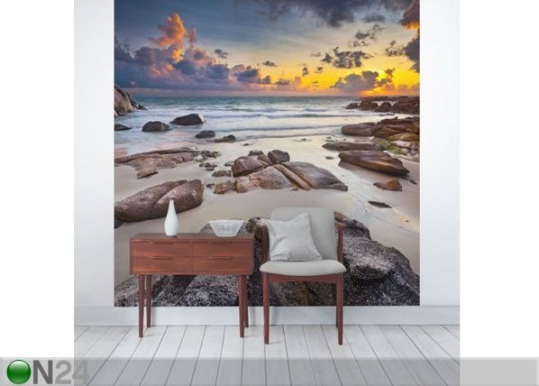 Флизелиновые фотообои TBeach sunrise in Thailand
