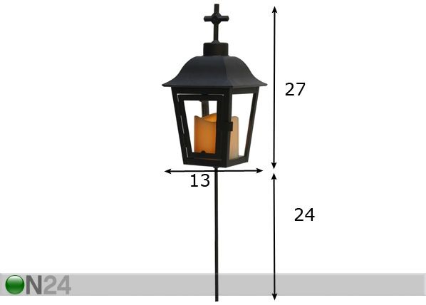Фонарь для кладбища LED размеры