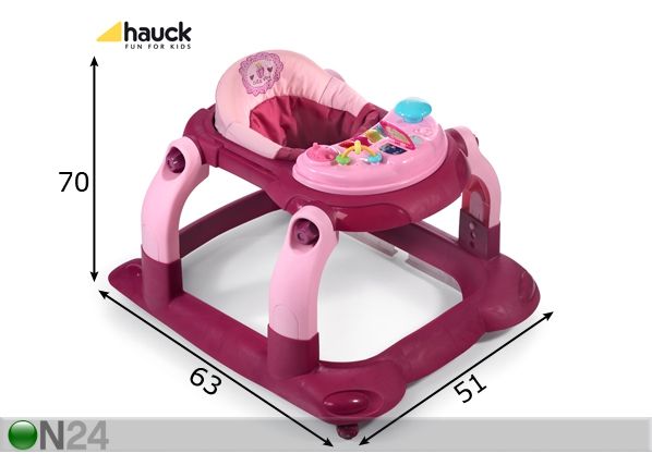 Ходунки Hauck Player Cute Baby размеры