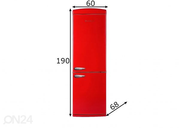 Холодильник Brandt BVC8661NR размеры