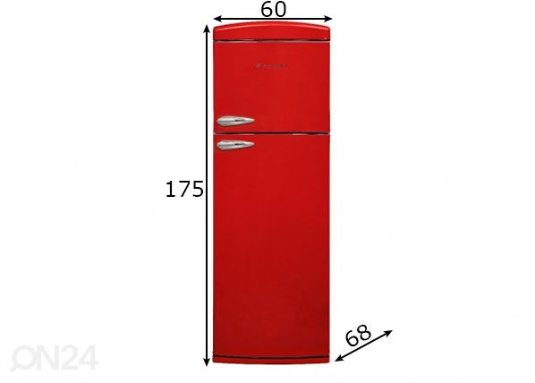 Холодильник Brandt BVD7060NR размеры