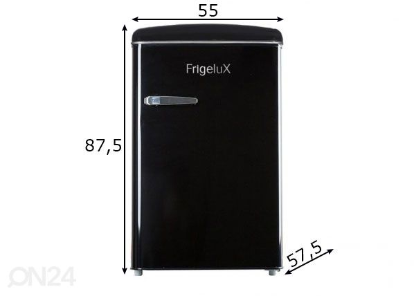 Холодильник Frigelux R4TT108RNE размеры