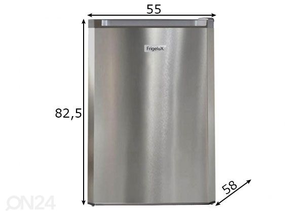 Холодильник Frigelux RTT127XE размеры