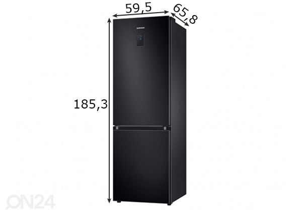 Холодильник Samsung RB34T675EBN/EF размеры