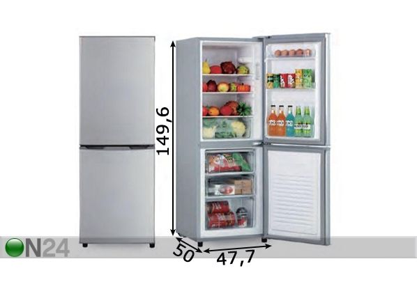 Холодильник Schlosser RFD162BS размеры