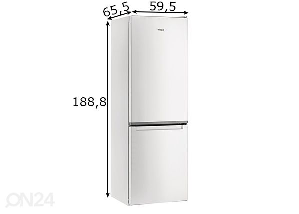 Холодильник Whirlpool размеры