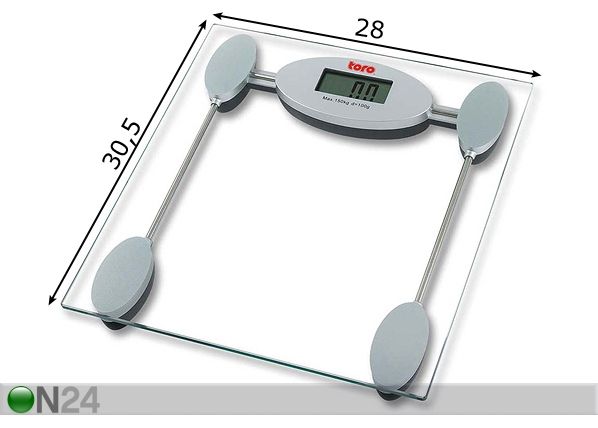 Цифровые персональные весы SIMPLE мах 150 кг размеры