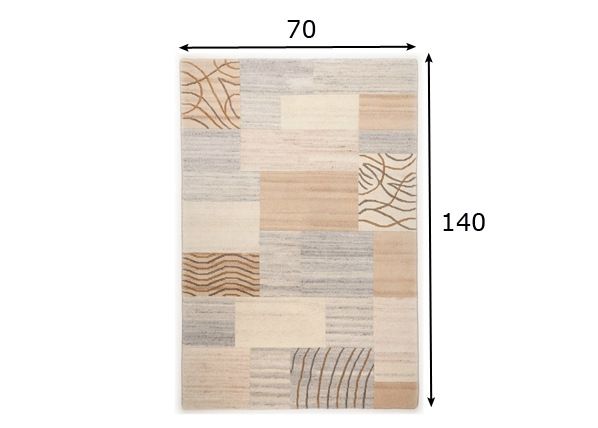 Шерстяной ковер Nakarta 70x140 см размеры