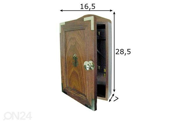 Шкафчик для ключей размеры