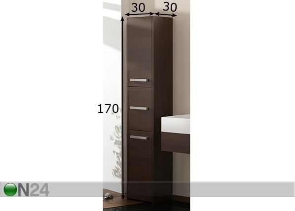 Шкаф в ванную 30 cm размеры