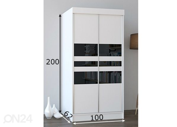 Шкаф-купе 100 cm размеры