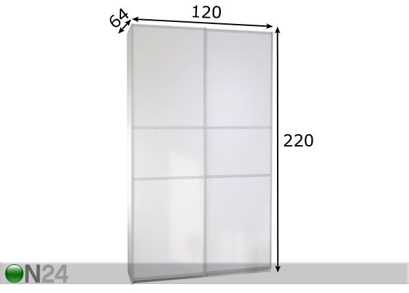 Шкаф-купе 120 cm размеры