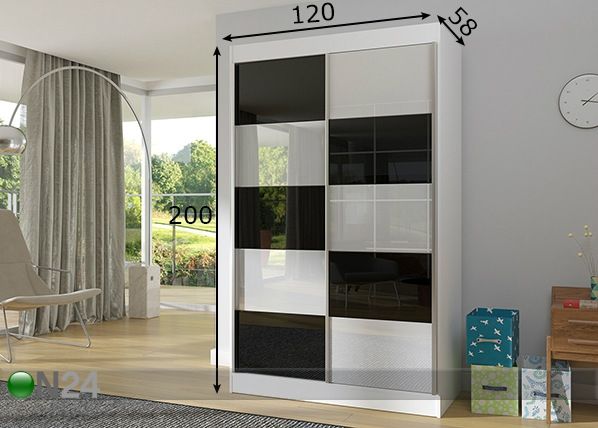 Шкаф-купе 120 cm размеры