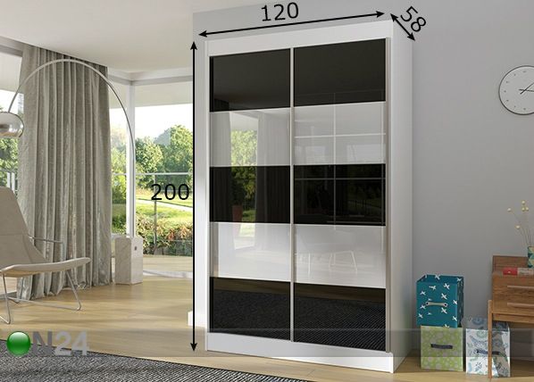 Шкаф-купе 120 cm размеры