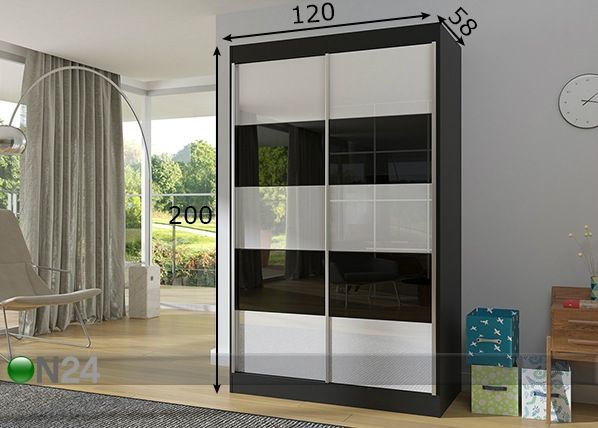 Шкаф-купе 120 cm размеры