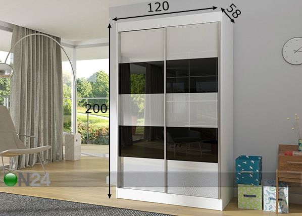 Шкаф-купе 120 cm размеры