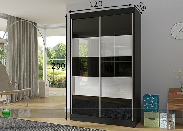 Шкаф-купе 120 cm размеры