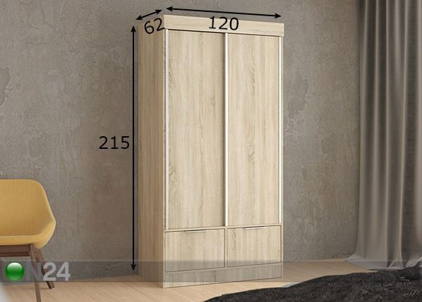 Шкаф-купе 120 cm размеры