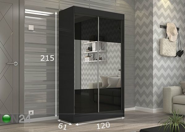 Шкаф-купе 120 cm размеры