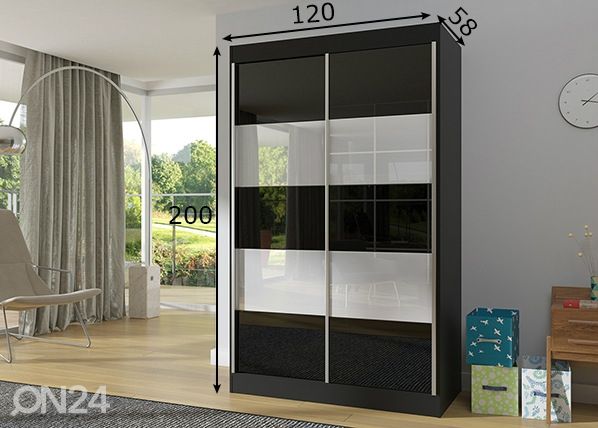 Шкаф-купе 120 cm размеры