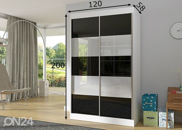 Шкаф-купе 120 cm размеры