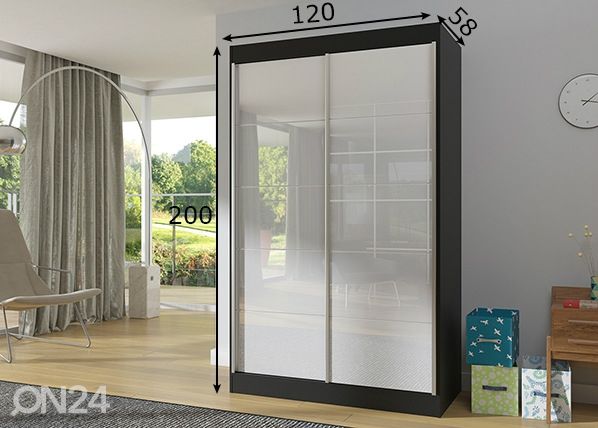 Шкаф-купе 120 cm размеры