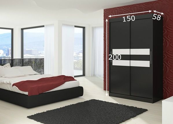 Шкаф-купе 150 cm размеры