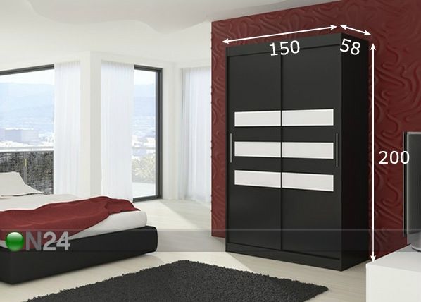 Шкаф-купе 150 cm размеры