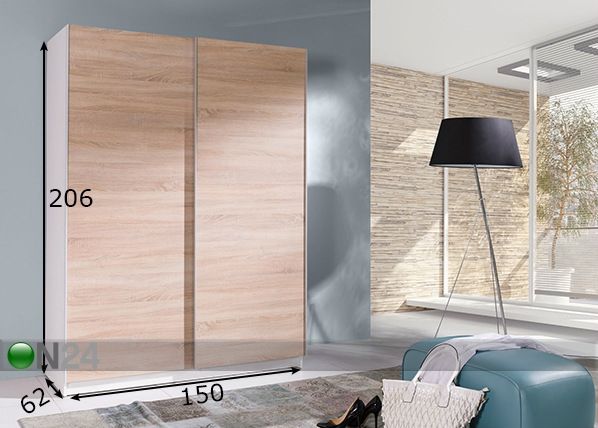 Шкаф-купе 150 cm размеры