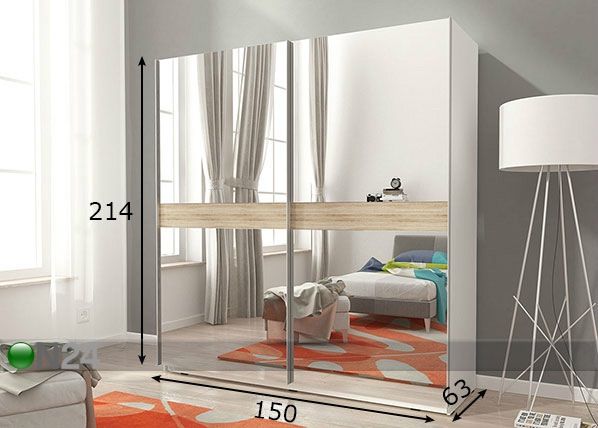 Шкаф-купе 150 cm размеры