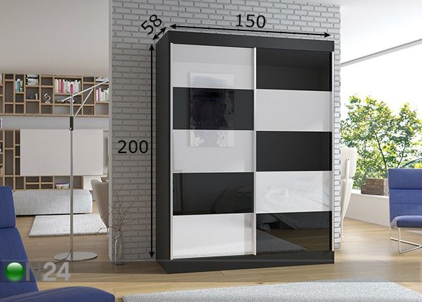 Шкаф-купе 150 cm размеры