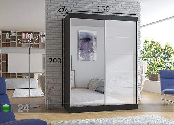 Шкаф-купе 150 cm размеры