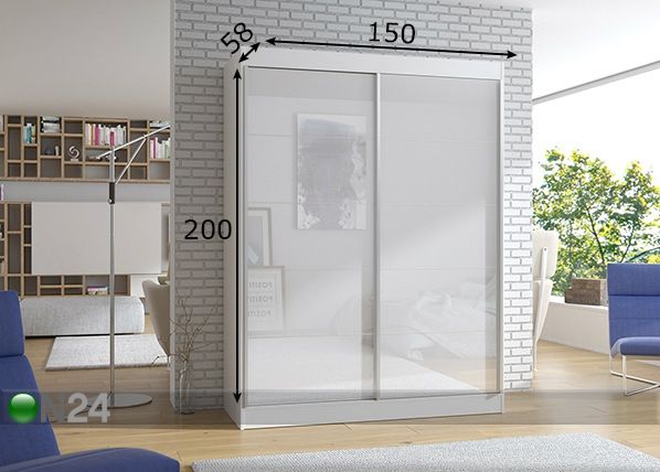 Шкаф-купе 150 cm размеры