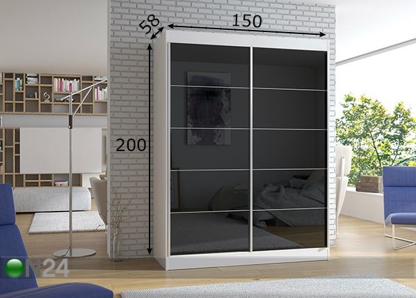 Шкаф-купе 150 cm размеры
